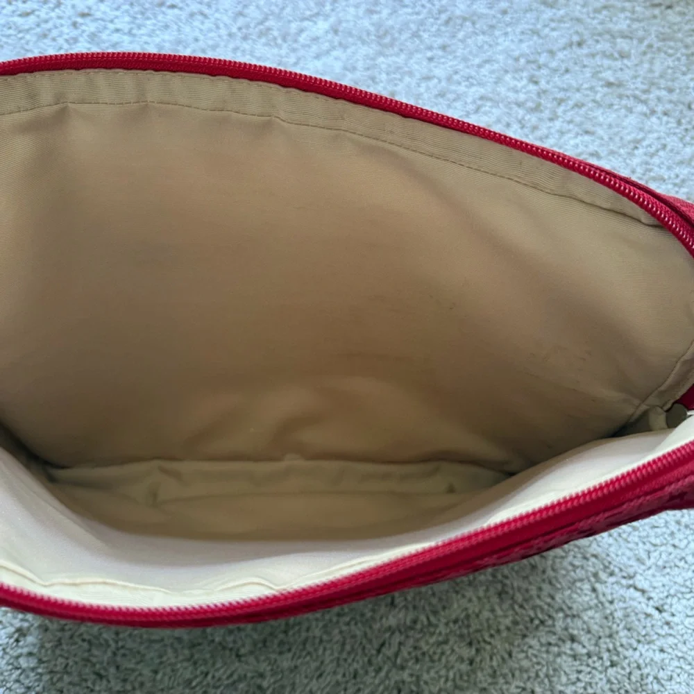 Coach Voyage Signature Padded Laptop Case - Red Canvas - Picture 5 of 13